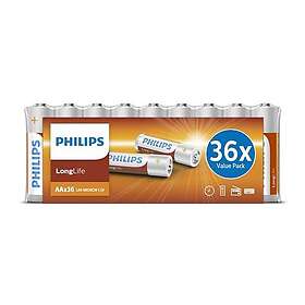 Philips LongLife AA LR6 36-pack