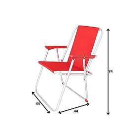Wellhome Folding Metal Beach Chair