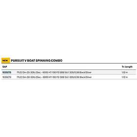 Penn Pursuit V Bateau Ensemble Spinning 2.13m 30-50 Lbs