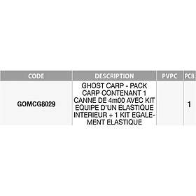 Garbolino Ghost Karpfiskeset 4.00m
