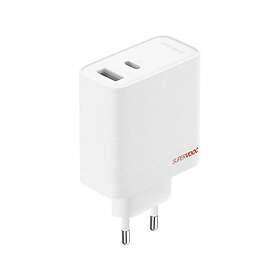 Oppo SuperVOOC 80W USB-C + USB-A Chargeur Rapide
