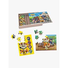 Paw Patrol Rubble & Crew Træpuslespil 3-pak