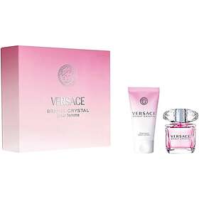 Versace Bright Crystal EdT Coffret Cadeau pour Femme (30ml EdT, 50ml Lotion Corp