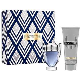 Rabanne Invictus Gavesæt til Herrer (Eau de Toilette Spray 50ml, Shower Gel 100m