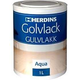 Herdins Golvlack AQUA Halvblank 1L