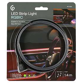 Clas Ohlson 461305000 LED Strip 1,4 m RGBIC USB