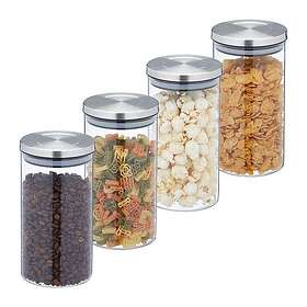 RXS Förvaringsburk 1000ml 4-pack Glas -10039496