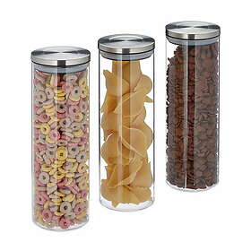 RXS Storage Jar 1.8L 3-Piece Set Glass -10028001
