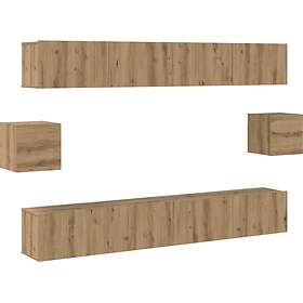 vidaXL 3393440 TV Cabinet Set Wall-mounted