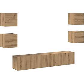 vidaXL 3393419 TV Cabinet Set Wall-mounted