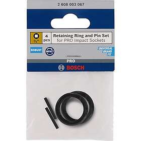 Bosch 06949509247049 Retaining Ring and Pin Set 3/4" 4pcs