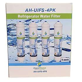 AquaHouse UIFS Kompatibel Kylskåpsvattenfilter 4-pack