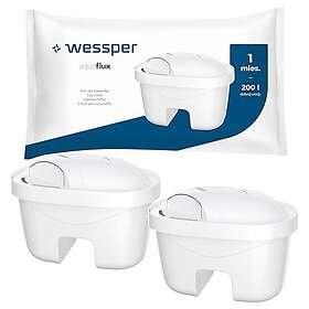 wessper WES003-FLUX-2 Vattenfilterpatroner med filter 2-pack