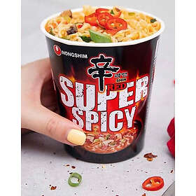 Nongshim Röd Super Stark Shin Ramyun Nudlar Kopp 68g