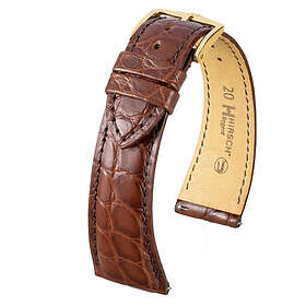 Hirsch Regent Cuir d'Alligator Bracelet 20 mm Unisexe