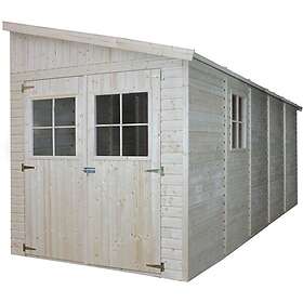 TIMBELA M341A+M341G Abri de jardin 10m2 2.18x5.14x2.44m (M341A+M341G)