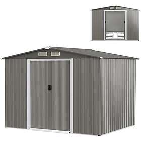 RELAX4LIFE Abri de Jardin 3.8m2 2.6x2.065x1.81m (KX7293WL+)