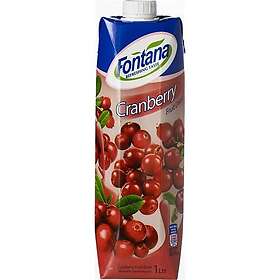 Fontana Tranbär Fruktdryck Kartong 1l