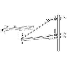 Warrior Winches Vinssin Kiinnitystarvike Laajennettava 600kg