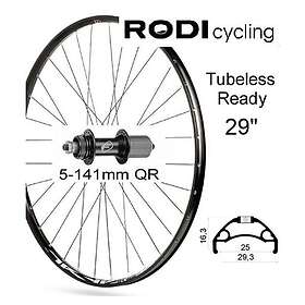 Rodi TRYP25 29" Skiva 5x141mm Tubeless MTB Bakhjul