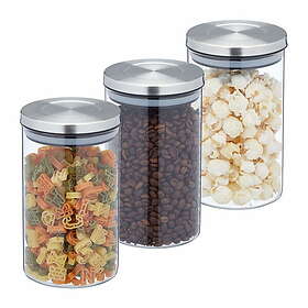 RXS 800ml 3-delars Set Glas Förvaringsburk -10039483