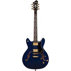 Hagström VIK100 D. WATERS Halvakustisk Elgitarr