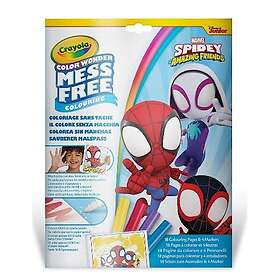 Crayola Color Wonder Spidey And His Amazing Friends Farvelægningsbog