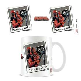 Deadpool Birthday Selfie Mug