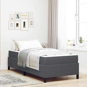 vidaXL Sängram med madrass 90x200cm 3399101