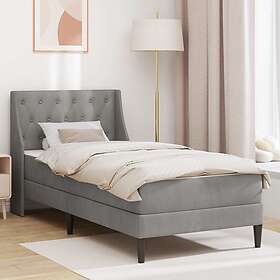vidaXL Sängram med madrass 100x200cm 3414777