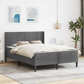 vidaXL Sängram med madrass 140x190cm 3414862