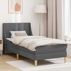vidaXL Sängram med madrass 90x200cm 3415339