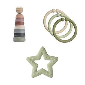 Bibs Toy Bundle Tower Loops And Bitie Star