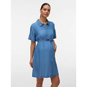 Vero Moda Bree Kort Ärm Kort Tencel Mammaklänning