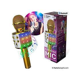 Party Funlight Karaoke Mikrofon med Høyttaler