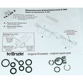 Gelins KGK Reparationssats Säkerhetsventil S 200 141292