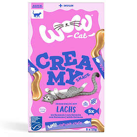 Wow Cat Creamy Snack 5x15g Laksativ