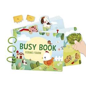 Janod Busy Book Ferme Livre d'activités
