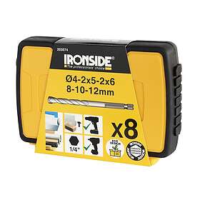 Ironside 203074 Multimaterialbor 8pcs