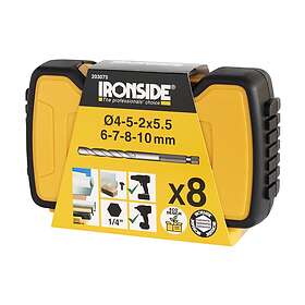 Ironside 203075 Multimaterialbor Bits 8pcs