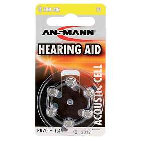 Ansmann Hörlursbatteri 312 6-pack