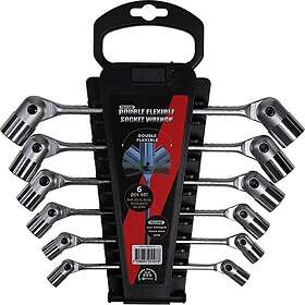 Tecos T-8006 Dubbel Flexibel Hylsnyckelset 6pcs