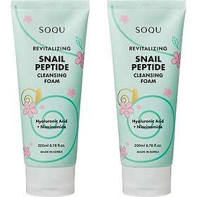 SOQU SNAIL PEPTIDE Puhdistusvaahto 200ml