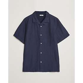 Knowledge Cotton Box Fit Kortärmad Linneskjorta