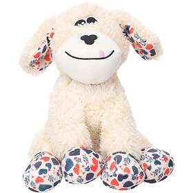 Flamingo Plysch Sittande Hund Leksak 20cm