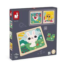 Janod Trio Puzzle 9 Pièces