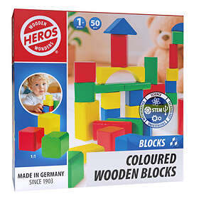 HEROS Wooden Blocks 50pcs