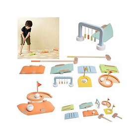 Classic World Puinen Golfkenttä Eri Esteillä Leikkisetti CW60007 LEK