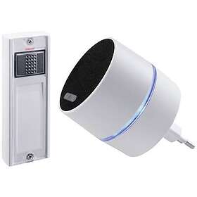 Grothe Carillon Sans Fil Ensemble Complet avec Plaque Signalétique