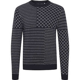 Casual Friday Cfkarl Jaquard Crew Neck Strikk (Herre)